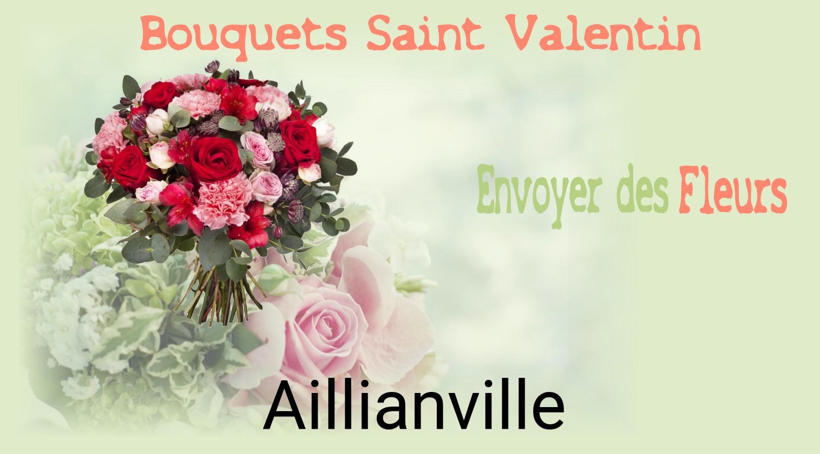Roses de Saint-Valentin livrées à Aillianville